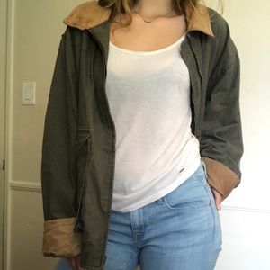 ❌SOLD❌ THRIFTED Oversized green jacket